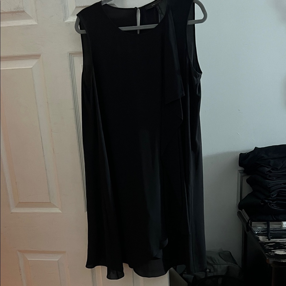 BCBGMaxAzria Black Sleeveless Mini Dress